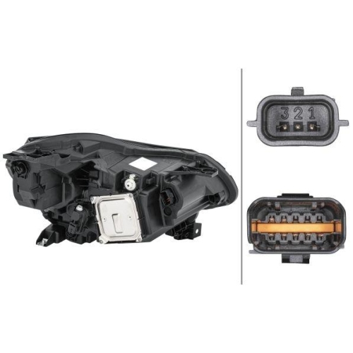 HELLA Hauptscheinwerfer 1LX 013 930-831 für RENAULT, links