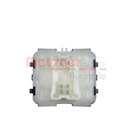 Schalter, Fensterheber METZGER 0916952 GREENPARTS f&uuml;r RENAULT, fahrerseitig