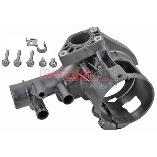 K&uuml;hlmittelflansch METZGER 4010093 GREENPARTS f&uuml;r MERCEDES-BENZ