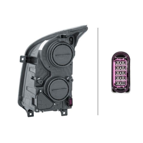 HELLA Hauptscheinwerfer 1ER 247 017-061 für VW, rechts