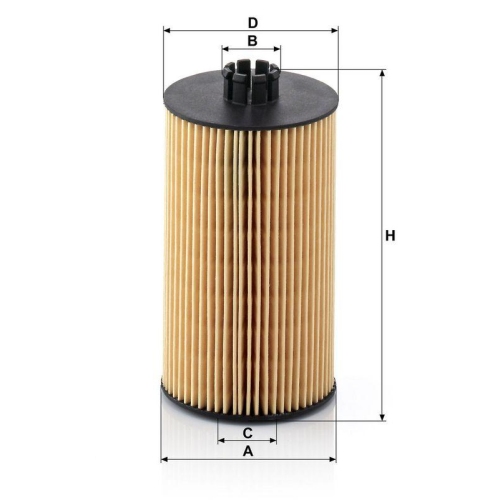 MANN-FILTER HU 931 x &Ouml;lfilter f&uuml;r LAMBORGHINI DEUTZ-FAHR H&Uuml;RLIMANN