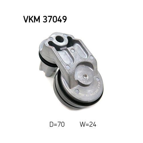 Umlenk-/F&uuml;hrungsrolle, Keilrippenriemen SKF VKM 37049 f&uuml;r LAND ROVER, mitte