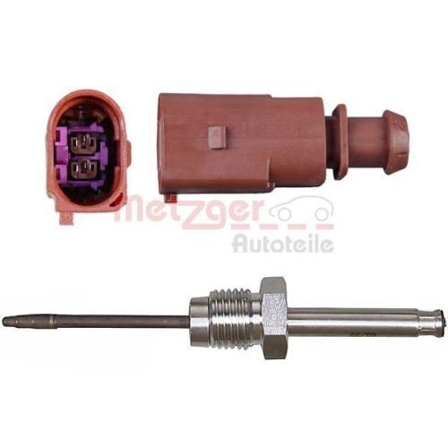 Sensor, Abgastemperatur METZGER 0894901 f&uuml;r AUDI SEAT SKODA VW