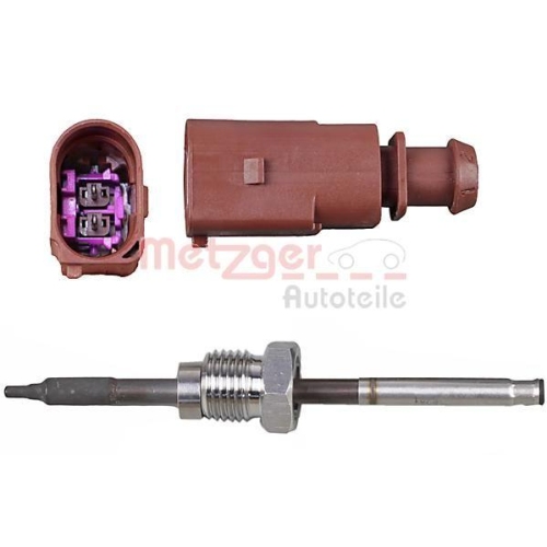 Sensor, Abgastemperatur METZGER 0894902 f&uuml;r AUDI SEAT SKODA VW VAG