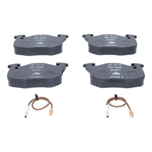 Bremsbelagsatz, Scheibenbremse ATE 13.0460-3911.2 f&uuml;r PEUGEOT RENAULT