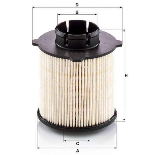 MANN-FILTER PU 9001/1 x Kraftstofffilter f&uuml;r OPEL GENERAL MOTORS