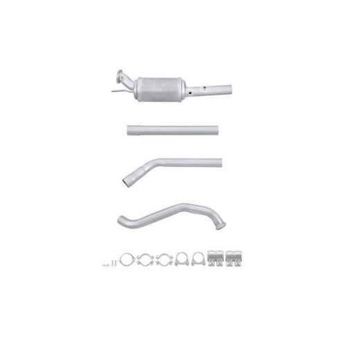 Ru&szlig;-/Partikelfilter, Abgasanlage HELLA 8LH 366 081-181 f&uuml;r RENAULT DACIA, Mitte