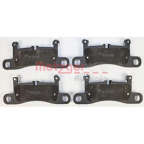 Bremsbelagsatz, Scheibenbremse METZGER 1170523 GREENPARTS f&uuml;r PORSCHE VW
