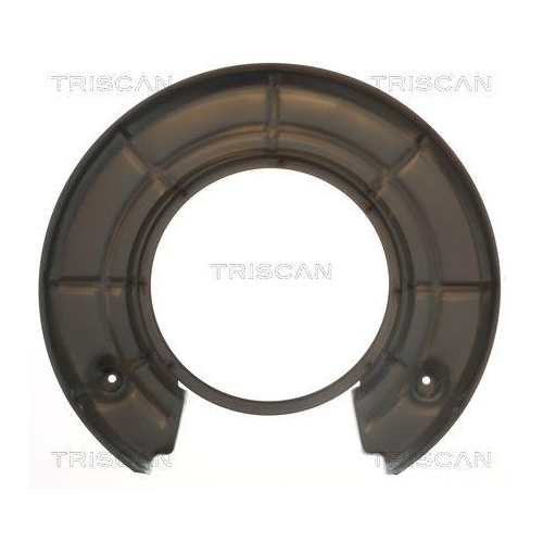 Spritzblech, Bremsscheibe TRISCAN 8125 24202 f&uuml;r OPEL, Hinterachse