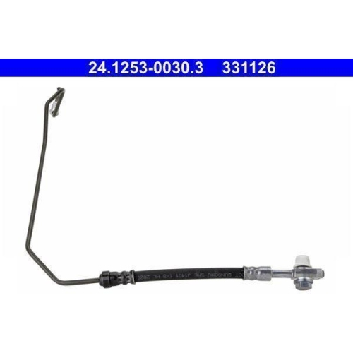 Bremsschlauch ATE 24.1253-0030.3 f&uuml;r SKODA VAG, Hinterachse links