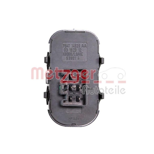 Schalter, Fensterheber METZGER 0916959 f&uuml;r FORD, fahrerseitig