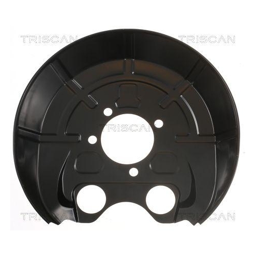 Spritzblech, Bremsscheibe TRISCAN 8125 24203 f&uuml;r OPEL SAAB, Hinterachse links