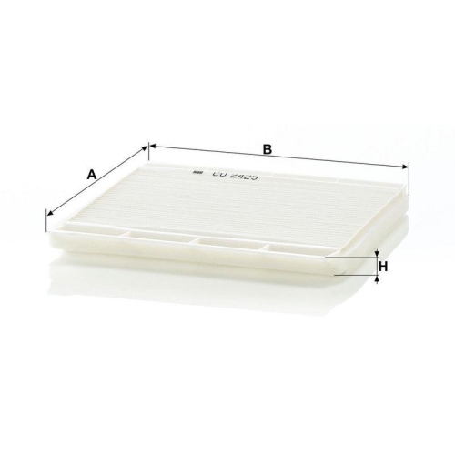 MANN-FILTER CU 2425 Filter, Innenraumluft f&uuml;r RENAULT