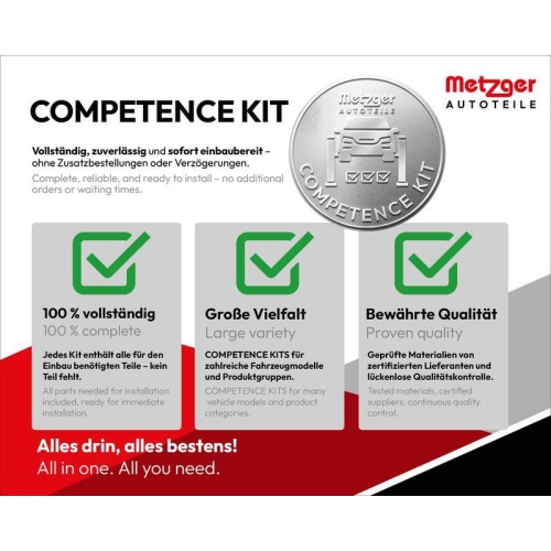 METZGER AUTOTEILE 52136208 Reparatursatz, Stabilisatorlager COMPETENCE KIT f&uuml;r