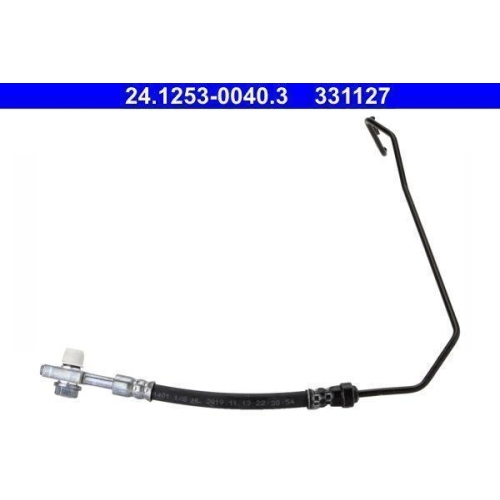 Bremsschlauch ATE 24.1253-0040.3 f&uuml;r SKODA VAG, Hinterachse rechts