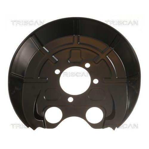 Spritzblech, Bremsscheibe TRISCAN 8125 24204 f&uuml;r OPEL SAAB, Hinterachse rechts