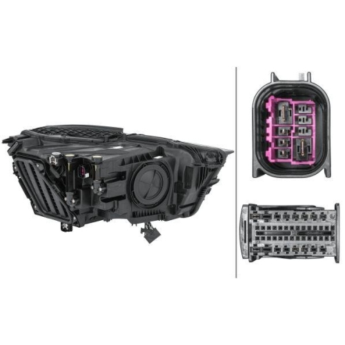 HELLA Hauptscheinwerfer 1LX 354 870-091 f&uuml;r AUDI, links
