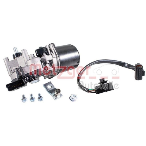 Wischermotor METZGER 2190672 ORIGINAL ERSATZTEIL für RENAULT, vorne