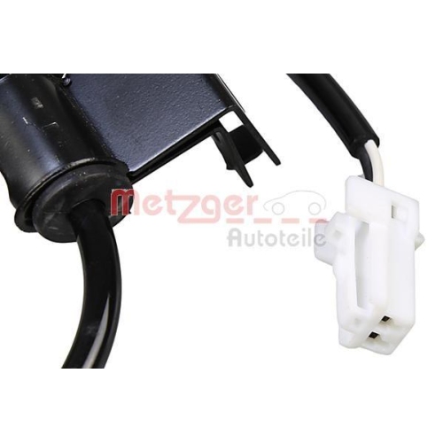 Sensor, Raddrehzahl METZGER 09001404 f&uuml;r HYUNDAI, Hinterachse links