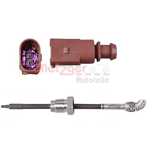 Sensor, Abgastemperatur METZGER 0894913 f&uuml;r AUDI, nach Ru&szlig;partikelfilter