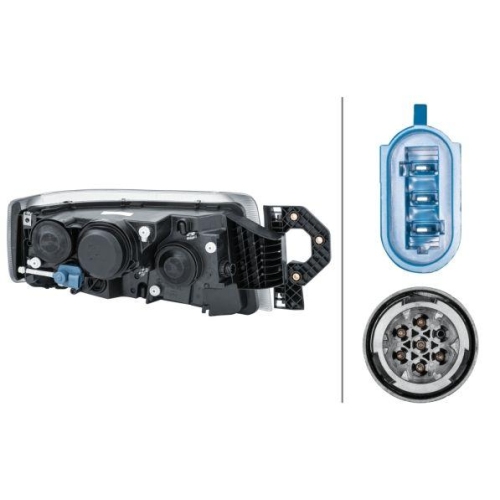 HELLA Hauptscheinwerfer 1EL 011 899-471 für RENAULT, links