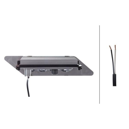 HELLA Arbeitsscheinwerfer 1GE 996 198-411 MODULAR WORKLIGHT BASE STYLE f&uuml;r