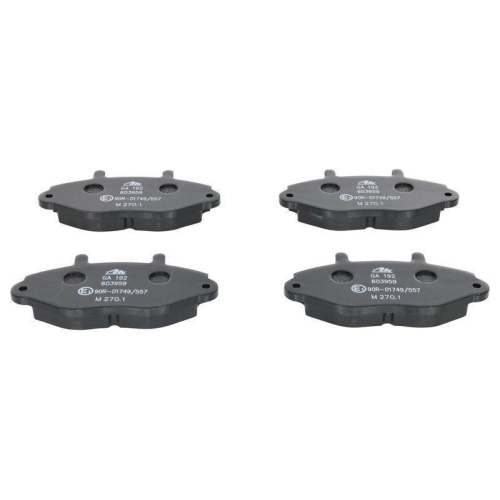 Bremsbelagsatz, Scheibenbremse ATE 13.0460-3959.2 f&uuml;r FORD, Vorderachse