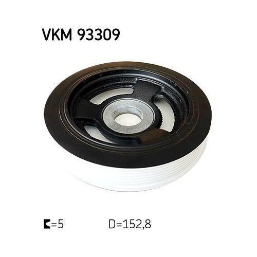 Riemenscheibe, Kurbelwelle SKF VKM 93309 f&uuml;r CITRO&Euml;N FIAT FORD MAZDA OPEL TOYOTA