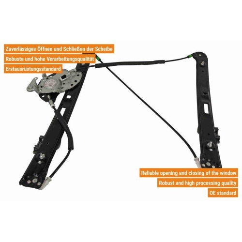 VAICO Fensterheber links und rechts elektrisch vorne V20-0654 + V20-0653 f&uuml;r BMW