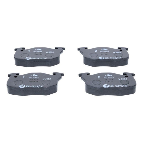 Bremsbelagsatz, Scheibenbremse ATE 13.0460-3962.2 f&uuml;r CITRO&Euml;N PEUGEOT