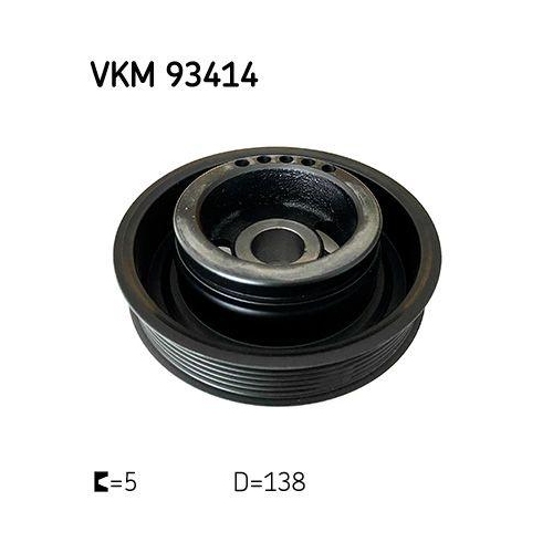 Riemenscheibe, Kurbelwelle SKF VKM 93414 f&uuml;r FORD