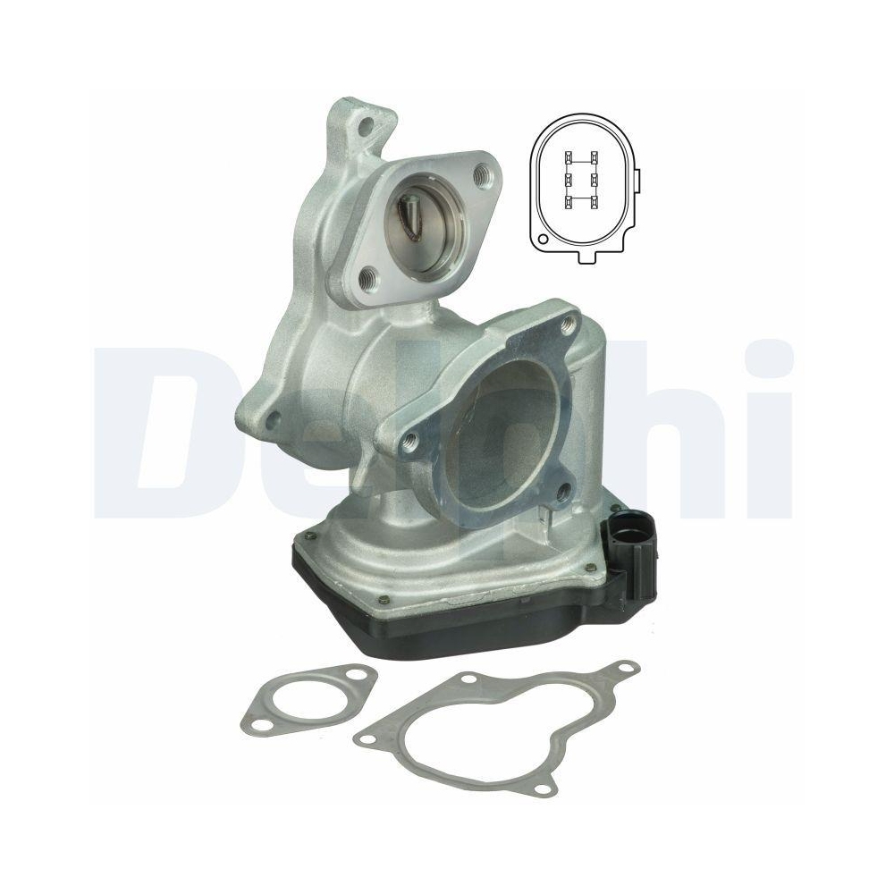 DELPHI EG10404-12B1 AGR-Ventil f&uuml;r AUDI SEAT SKODA VW VAG