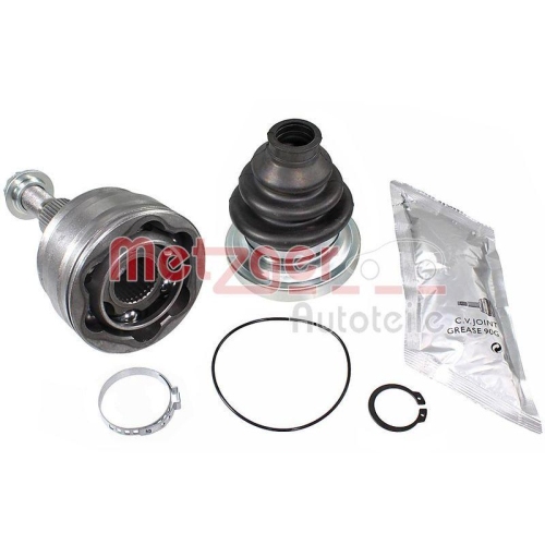 Gelenksatz, Antriebswelle METZGER 7110230 f&uuml;r VW, Hinterachse links, radseitig