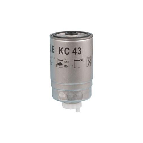 Kraftstofffilter KNECHT KC 43 für HANOMAG HENSCHEL ISUZU IVECO MAN
