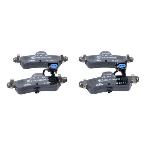 Bremsbelagsatz, Scheibenbremse ATE 13.0460-3964.2 f&uuml;r FORD, Hinterachse