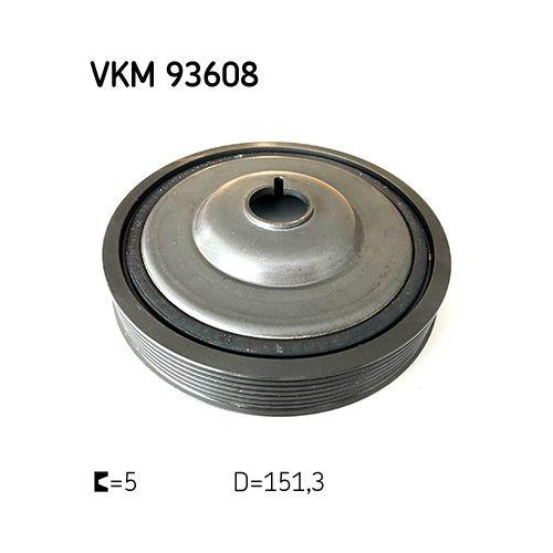 Riemenscheibe, Kurbelwelle SKF VKM 93608 für MERCEDES-BENZ NISSAN RENAULT DACIA