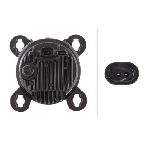 HELLA Hauptscheinwerfer 1B0 015 050-101 für, links, rechts