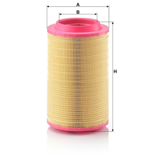 MANN-FILTER C 25 860/6 Luftfilter f&uuml;r IVECO