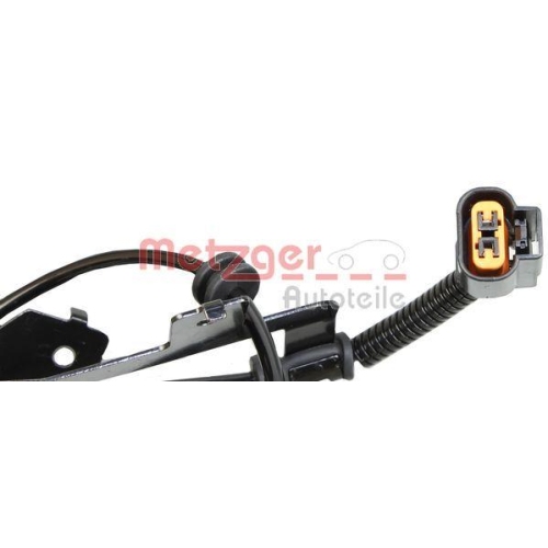 Sensor, Raddrehzahl METZGER 0900998 f&uuml;r HYUNDAI, Vorderachse rechts