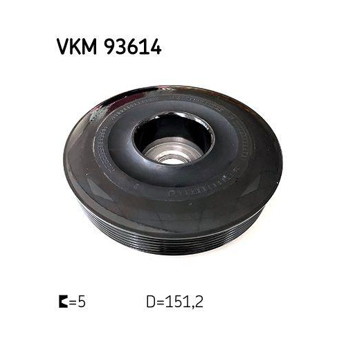 Riemenscheibe, Kurbelwelle SKF VKM 93614 f&uuml;r NISSAN RENAULT