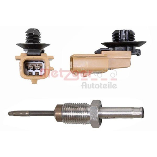 Sensor, Abgastemperatur METZGER 0894920 f&uuml;r NISSAN OPEL RENAULT VAUXHALL, oben