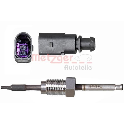 Sensor, Abgastemperatur METZGER 0894921 f&uuml;r VW, vor Abgasturbolader