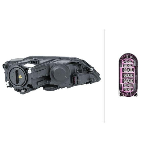 HELLA Hauptscheinwerfer 1ZS 011 192-011 für VW VW (FAW), links