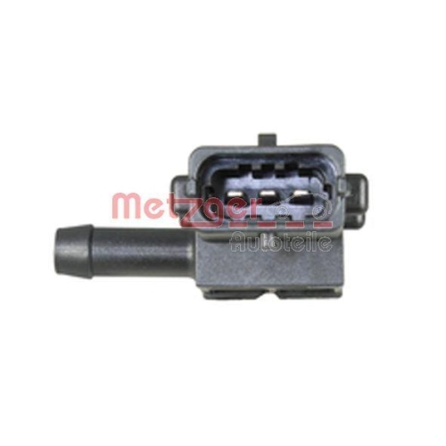 Sensor, Abgasdruck METZGER 0906397 f&uuml;r FIAT, Ru&szlig;partikelfilter