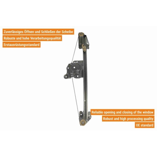 VAICO Fensterheber links und rechts Elektrisch Hinten, V40-0991 + V40-0992 f&uuml;r OPEL