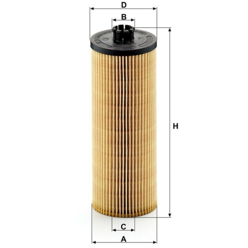 MANN-FILTER HU 947/2 x &Ouml;lfilter f&uuml;r RENAULT TRUCKS DEUTZ-FAHR H&Uuml;RLIMANN