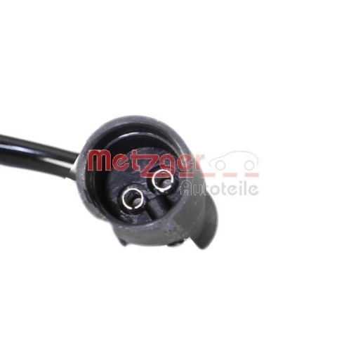 Sensor, Raddrehzahl METZGER 09001420 f&uuml;r CHEVROLET, Vorderachse links