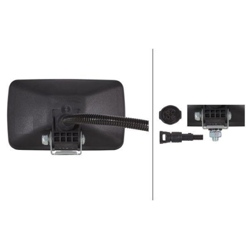 HELLA Arbeitsscheinwerfer 1GA 998 522-297 f&uuml;r DAF LEYLAND DAF