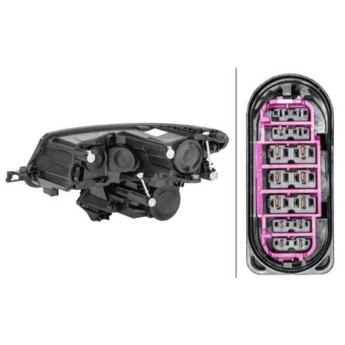 HELLA Hauptscheinwerfer 1EF 012 669-101 für SKODA, rechts