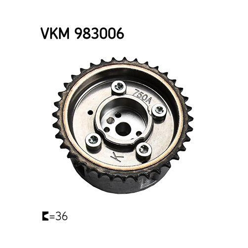 Nockenwellenversteller SKF VKM 983006 f&uuml;r HYUNDAI KIA, Einlassseite